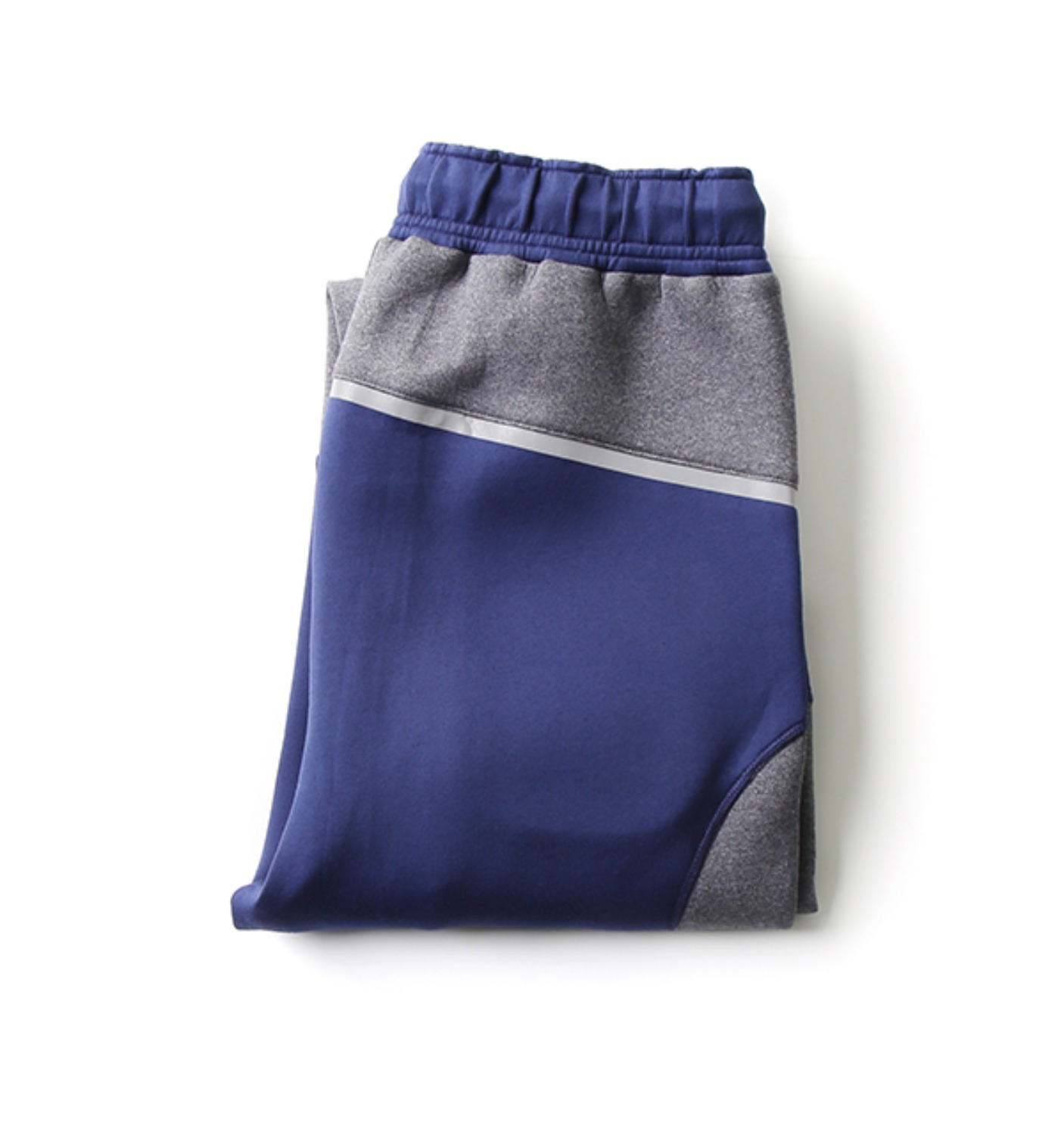 D2006 Linus Mega Sweat Pants Colorblock GREY/BLUE