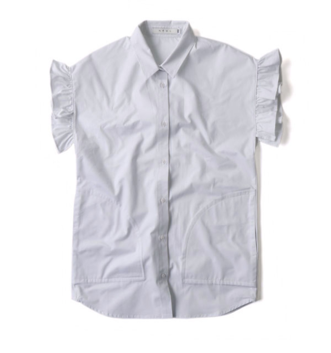 Frill-sleeves Shirts WHITE (NC-1004)