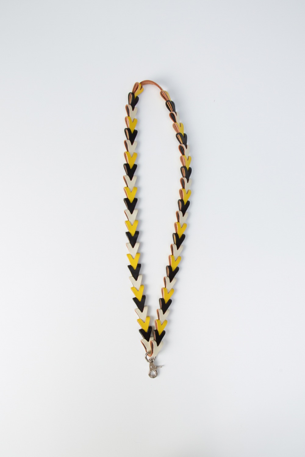 (DI-RC-CST)CONSTRUCT STRAP COW LEATHER MULTI YELLOW