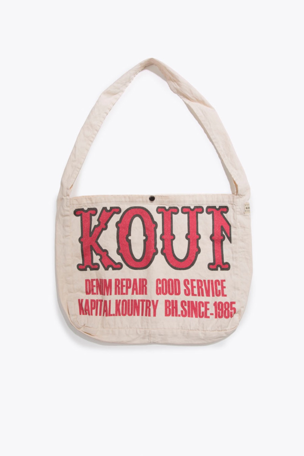 (24SS) COTTON TWILL KOUNTRY FACTORY BOOK BAG NATURAL
